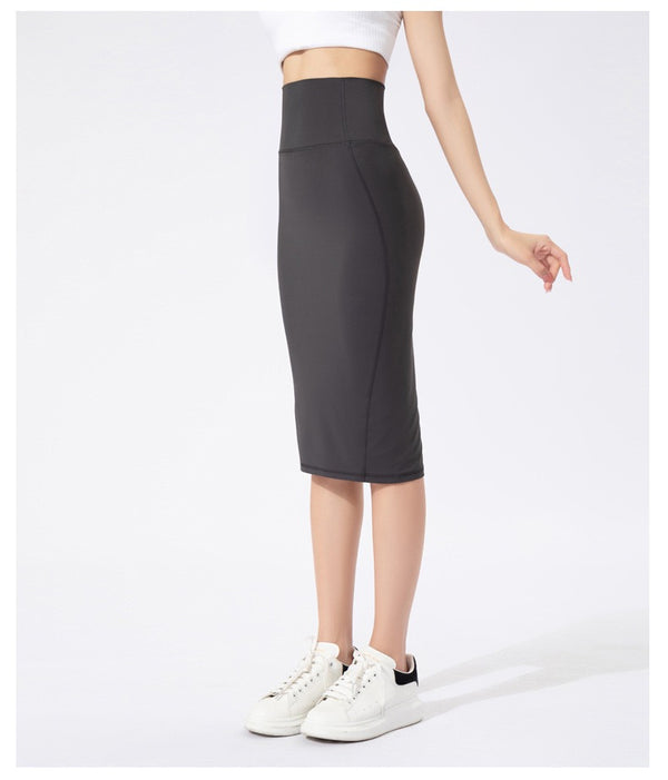 high waist flexible skirt